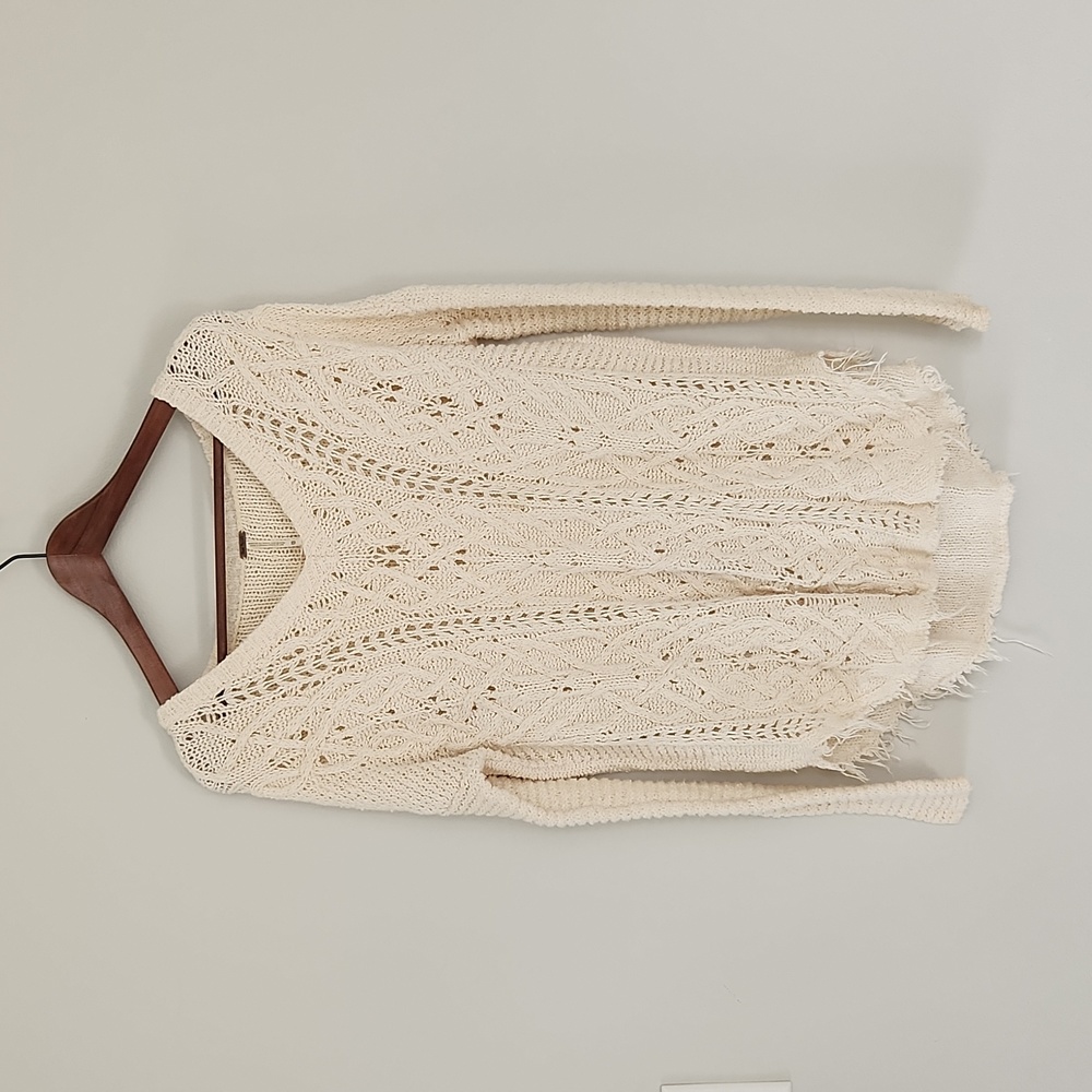 Free People Cross My Heart Sweater XS